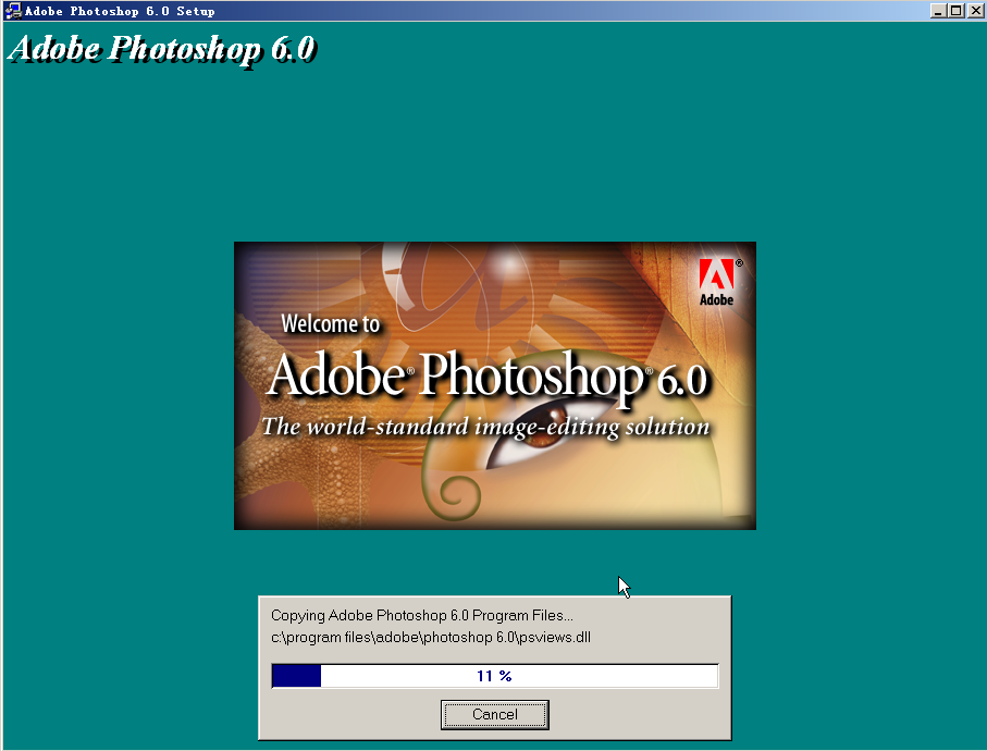 Adobe Photoshop 6.0 for Windows Installation (2000)